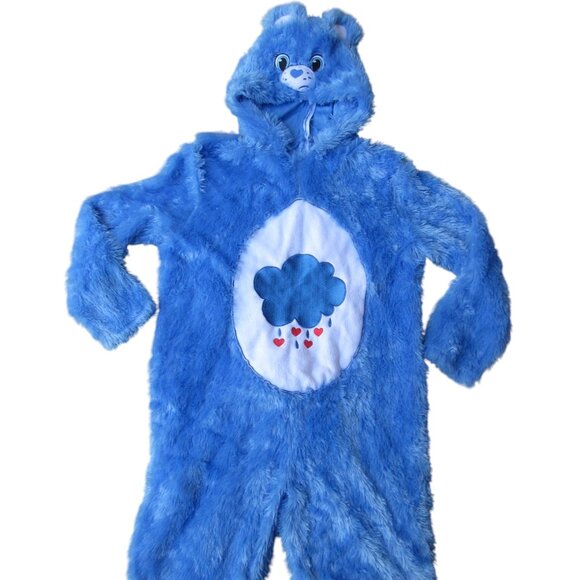 Care Bears Grumpy Costume Child Size M - L  Blue Rain Storm Cloud HALLOWEEN - Picture 1 of 7